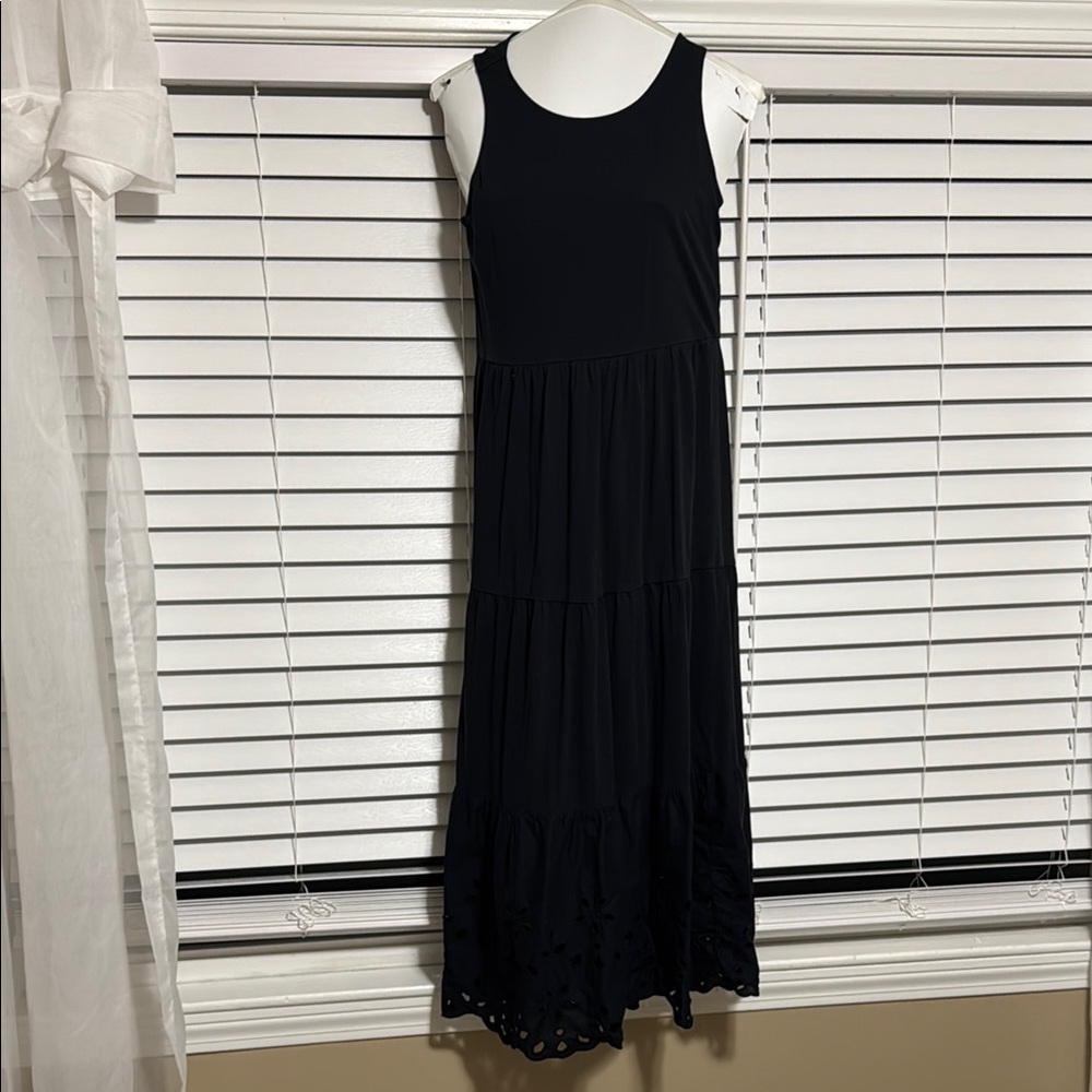 J Crew Black Sleeveless Dress